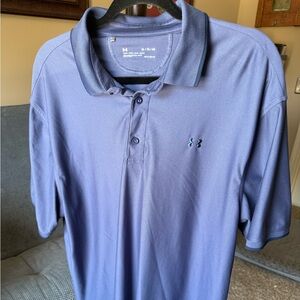Under Armour Blue Polo Shirt Classic Comfort